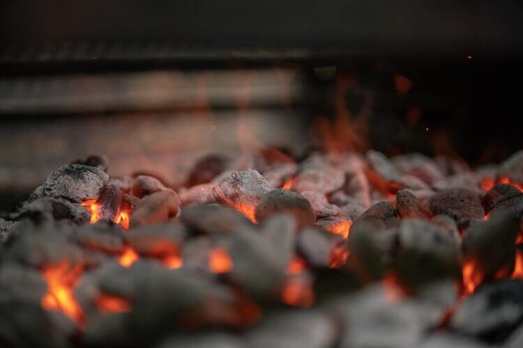 fire and coals