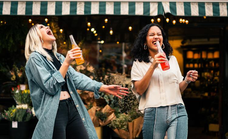 women drinking